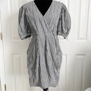 black and white dress topshop Topshop Open Back Satin Midi Dress in Black White floral